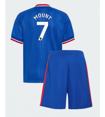 Manchester United Mason Mount #7 Replika Bortatröja Barn 2026-27 Kortärmad (+ Korta byxor)